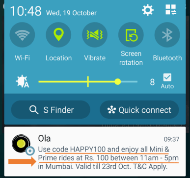 OlaCabs Marketing Gimmicks
