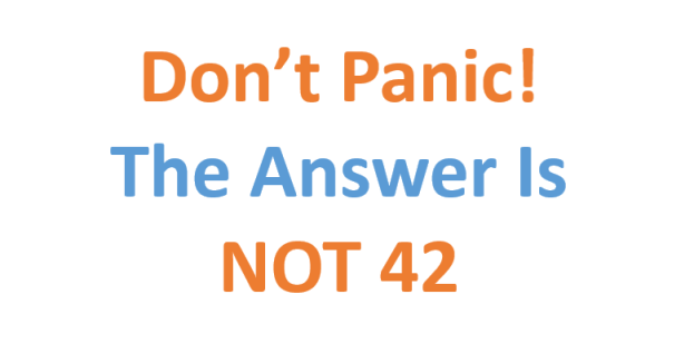 Life, the universe and everything